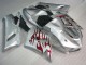 Silver Red Flames 2005-2006 ZX6R Motorcycle Fairings Silver Red Flames 2005-2006 ZX6R Motorcycle Fairings