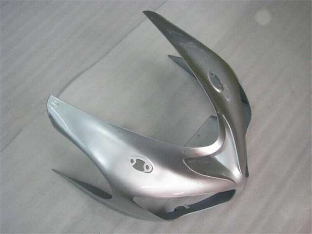 Silver Red Flames 2005-2006 ZX6R Motorcycle Fairings Silver Red Flames 2005-2006 ZX6R Motorcycle Fairings