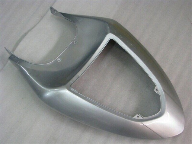 Silver Red Flames 2005-2006 ZX6R Motorcycle Fairings Silver Red Flames 2005-2006 ZX6R Motorcycle Fairings