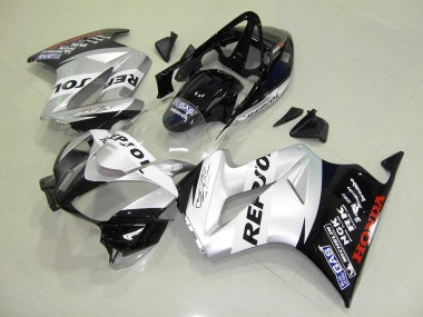 Silver Repsol 2002-2013 VFR800 Motorcycle Fairing