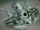 Silver Repsol 2004-2005 CBR1000RR Motorcycle Fairing Silver Repsol 2004-2005 CBR1000RR Motorcycle Fairing