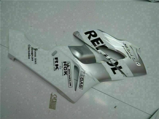 Silver White Repsol 2004-2005 CBR1000RR Motorcycle Fairing Silver White Repsol 2004-2005 CBR1000RR Motorcycle Fairing