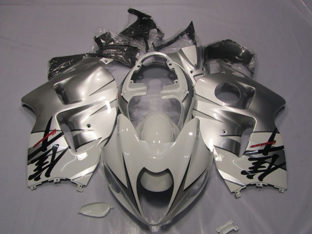 White 1996-2007 GSXR 1300 Hayabusa Motorcycle Fairing