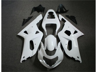 White 2001-2003 GSXR 600/750 Motorcycle Fairings