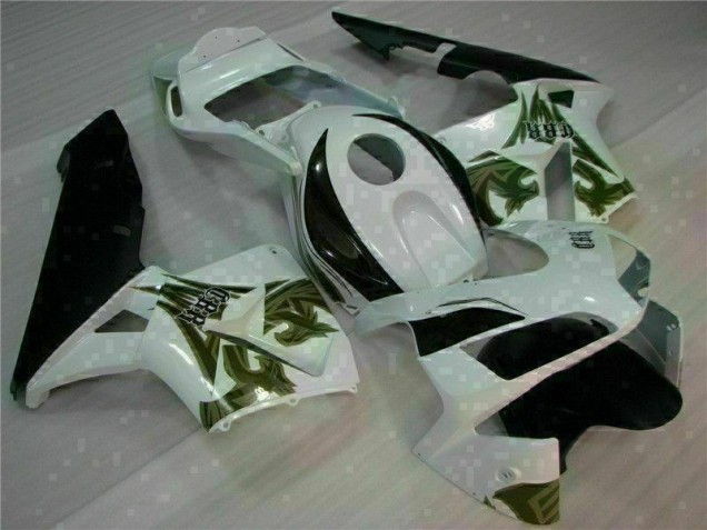 White 2003-2004 CBR600RR Full ABS Motorcycle Fairing White 2003-2004 CBR600RR Full ABS Motorcycle Fairing