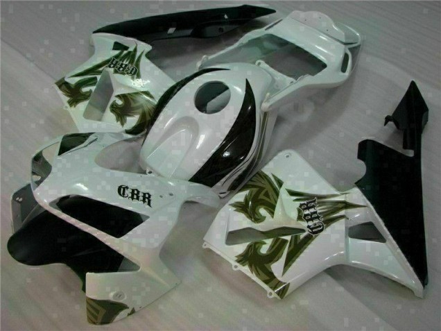 White 2003-2004 CBR600RR Full ABS Motorcycle Fairing White 2003-2004 CBR600RR Full ABS Motorcycle Fairing
