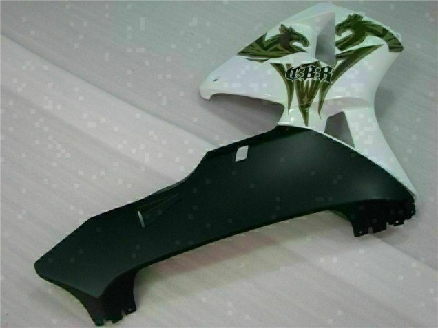 White 2003-2004 CBR600RR Full ABS Motorcycle Fairing White 2003-2004 CBR600RR Full ABS Motorcycle Fairing