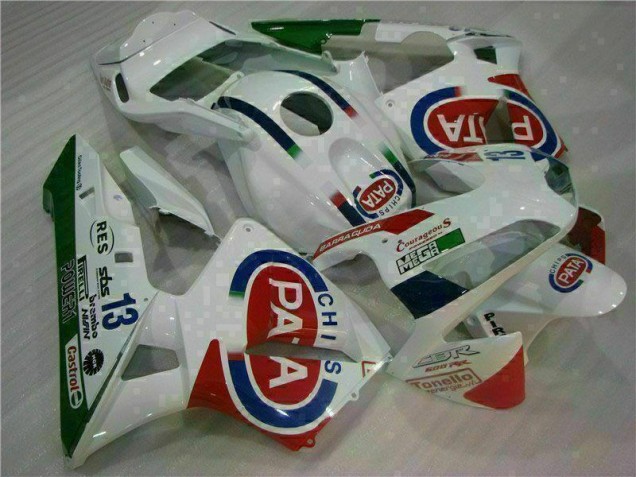 White 2003-2004 CBR600RR Motorcycle Fairing White 2003-2004 CBR600RR Motorcycle Fairing