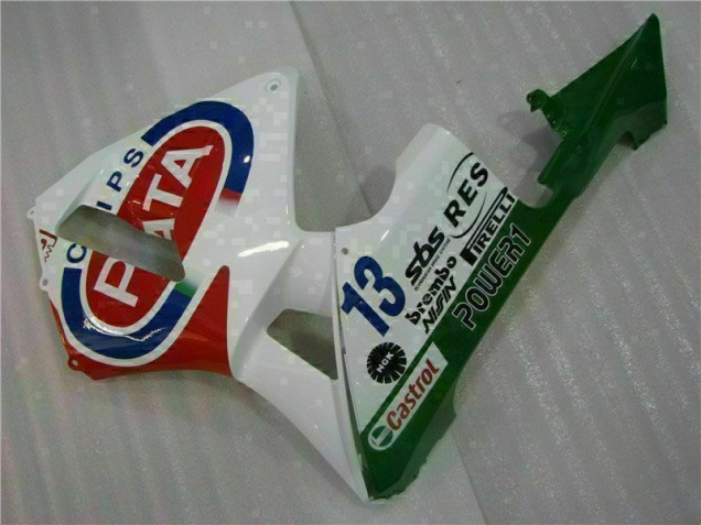 White 2003-2004 CBR600RR Motorcycle Fairing White 2003-2004 CBR600RR Motorcycle Fairing