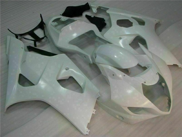 White 2003-2004 GSXR 1000 Full Motorcycle Fairing Kits White 2003-2004 GSXR 1000 Full Motorcycle Fairing Kits