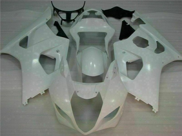 White 2003-2004 GSXR 1000 Full Motorcycle Fairing Kits White 2003-2004 GSXR 1000 Full Motorcycle Fairing Kits