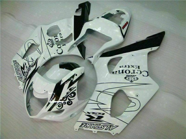White 2003-2004 GSXR 1000 Motorcycle Bodywork White 2003-2004 GSXR 1000 Motorcycle Bodywork
