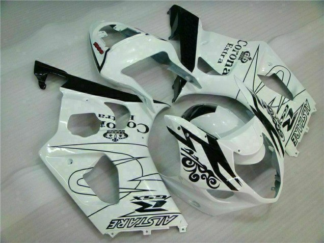 White 2003-2004 GSXR 1000 Motorcycle Bodywork White 2003-2004 GSXR 1000 Motorcycle Bodywork