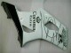 White 2003-2004 GSXR 1000 Motorcycle Bodywork White 2003-2004 GSXR 1000 Motorcycle Bodywork