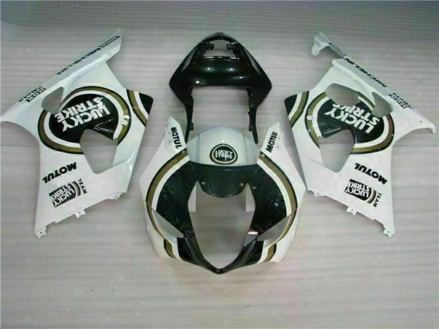 White 2003-2004 GSXR 1000 Motorcycle Fairing White 2003-2004 GSXR 1000 Motorcycle Fairing