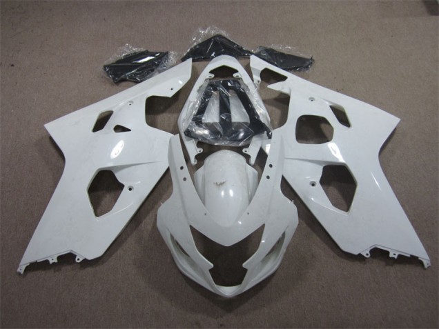 White 2004-2005 GSXR 600 Motorcycle Fairings
