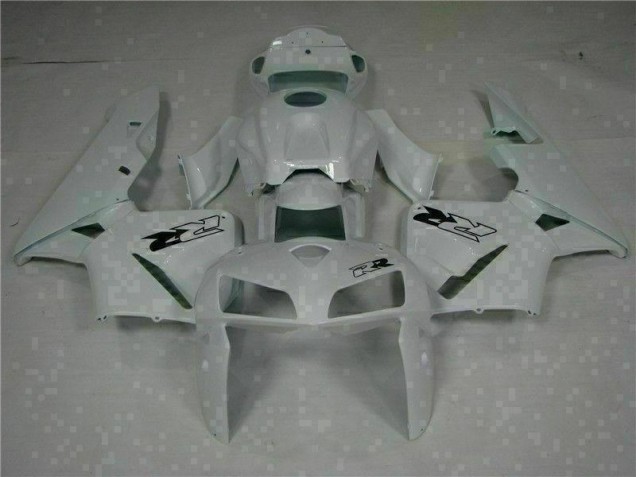White 2005-2006 CBR600RR Motorcycle Fairing White 2005-2006 CBR600RR Motorcycle Fairing