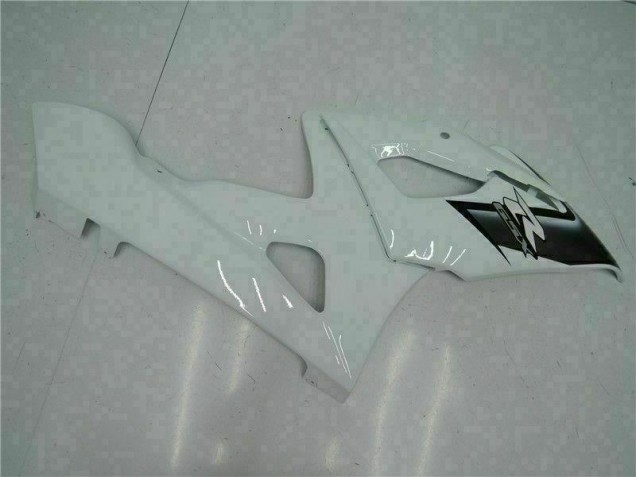 White 2005-2006 GSXR 1000 Motorcycle Fairing White 2005-2006 GSXR 1000 Motorcycle Fairing