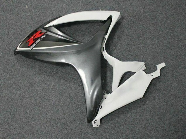 White 2006-2007 GSXR 600/750 Motorcycle Fairings White 2006-2007 GSXR 600/750 Motorcycle Fairings