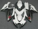 White 2006-2007 GSXR 600/750 Motorcycle Fairings White 2006-2007 GSXR 600/750 Motorcycle Fairings