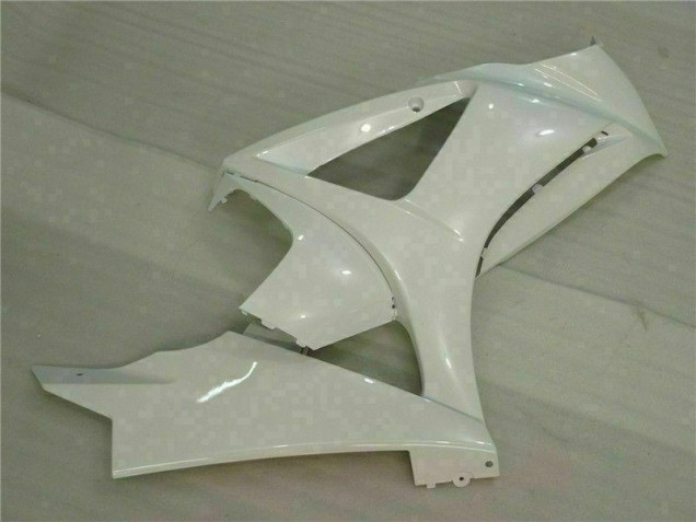 White 2007-2008 GSXR 1000 Motorcycle Fairings White 2007-2008 GSXR 1000 Motorcycle Fairings