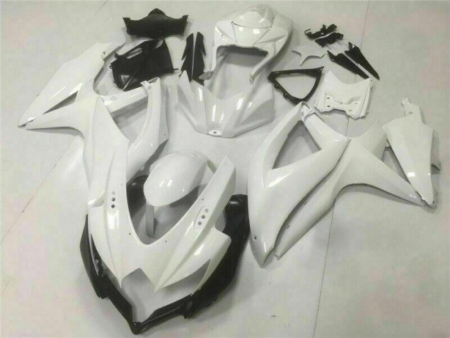 White 2008-2010 GSXR 600/750 Motorcycle Bodywork White 2008-2010 GSXR 600/750 Motorcycle Bodywork
