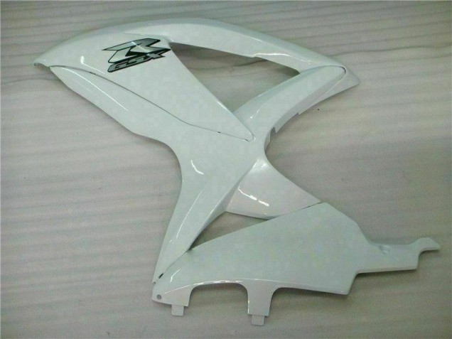 White 2008-2010 GSXR 600/750 Motorcycle Fairing
