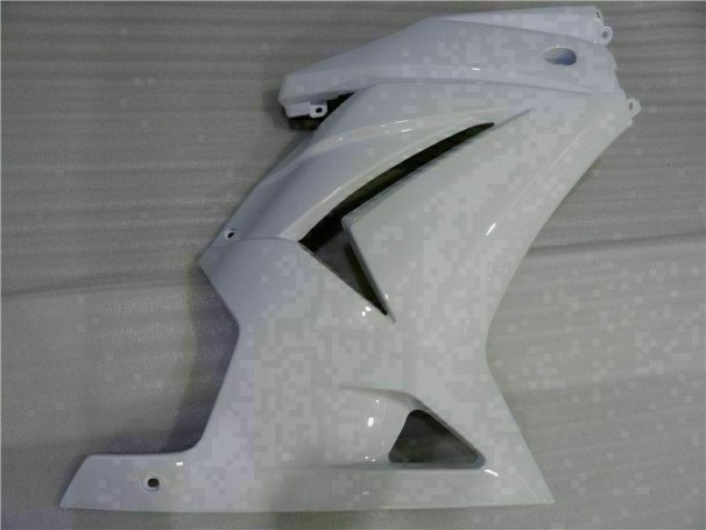 White 2008-2012 EX250 Motorcycle Fairings White 2008-2012 EX250 Motorcycle Fairings