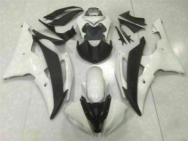 White 2008-2016 YZF R6 Motorcycle Fairings White 2008-2016 YZF R6 Motorcycle Fairings