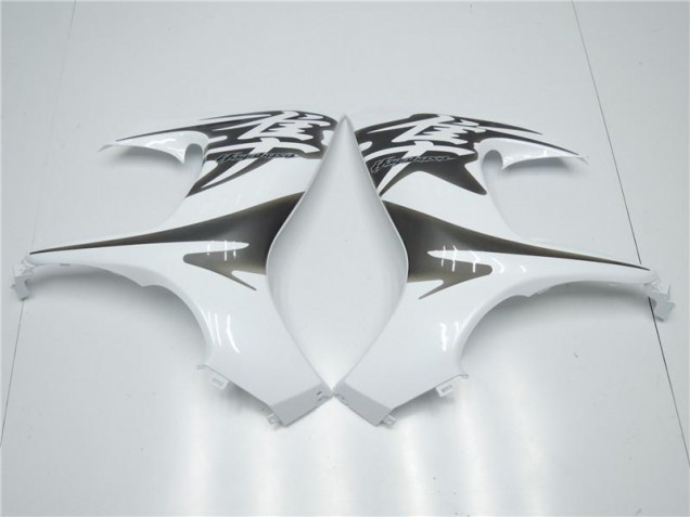 White 2008-2019 GSXR 1300 Hayabusa Motorcycle Fairings White 2008-2019 GSXR 1300 Hayabusa Motorcycle Fairings