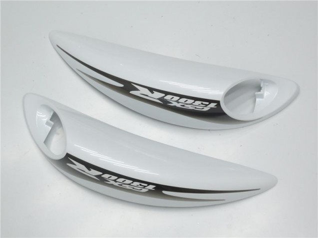 White 2008-2019 GSXR 1300 Hayabusa Motorcycle Fairings White 2008-2019 GSXR 1300 Hayabusa Motorcycle Fairings