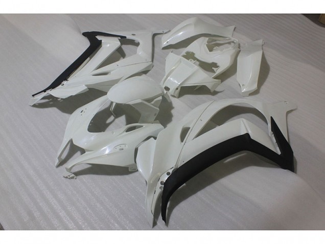White 2016-2019 ZX10R Motorcycle Fairings White 2016-2019 ZX10R Motorcycle Fairings