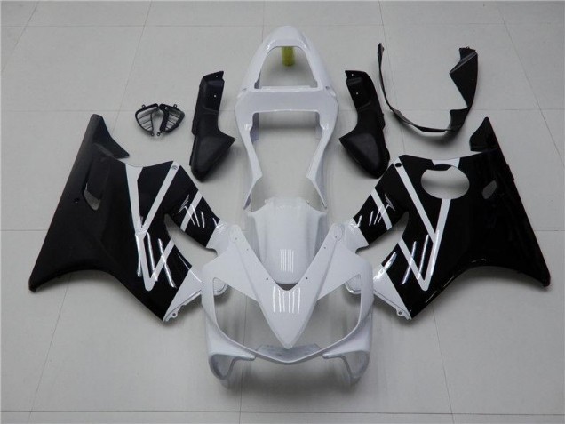 White Black 2001-2003 CBR600 F4i Motorcycle Fairings White Black 2001-2003 CBR600 F4i Motorcycle Fairings