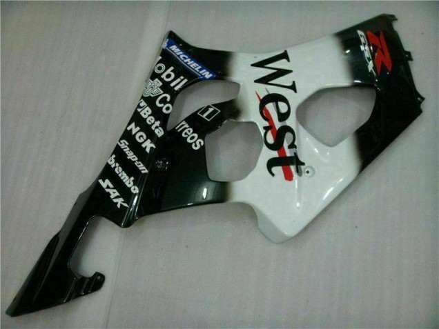 White Black 2003-2004 GSXR 1000 Full Motorcycle Fairing Kits White Black 2003-2004 GSXR 1000 Full Motorcycle Fairing Kits