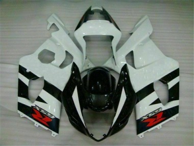 White Black 2003-2004 GSXR 1000 Motorcycle Bodywork