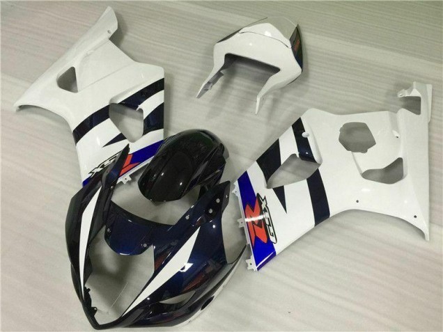 White Black 2003-2004 GSXR 1000 Motorcycle Fairing Kits White Black 2003-2004 GSXR 1000 Motorcycle Fairing Kits