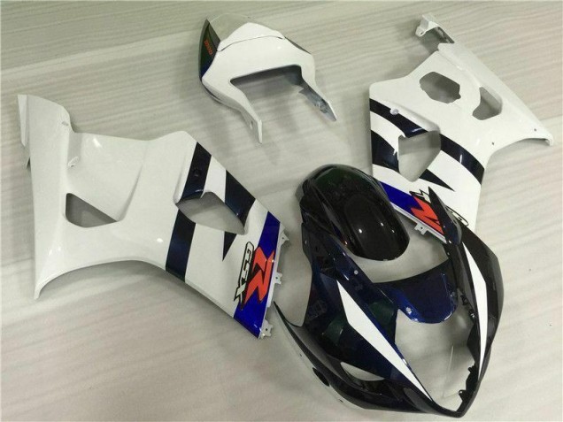 White Black 2003-2004 GSXR 1000 Motorcycle Fairing Kits White Black 2003-2004 GSXR 1000 Motorcycle Fairing Kits