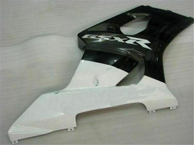 White Black 2003-2004 GSXR 1000 Motorcycle Fairing White Black 2003-2004 GSXR 1000 Motorcycle Fairing