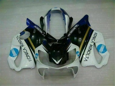 White Black 2004-2007 CBR600 F4i Motorcycle Fairing