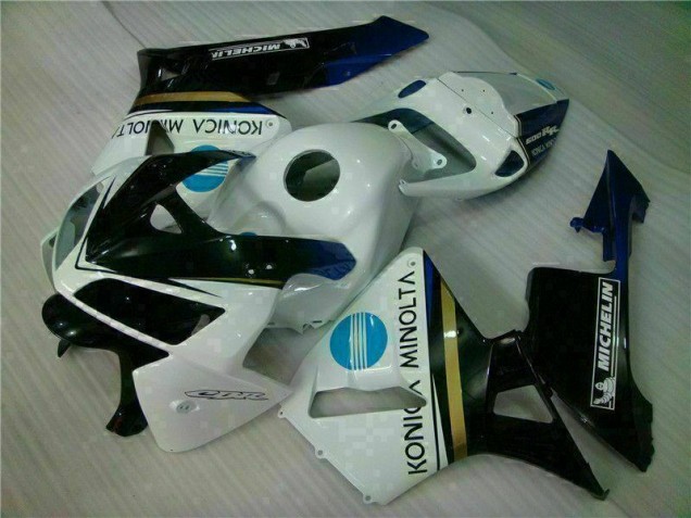 White Black 2005-2006 CBR600RR Motorcycle Fairings White Black 2005-2006 CBR600RR Motorcycle Fairings