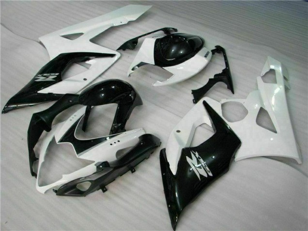 White Black 2005-2006 GSXR 1000 Motorcycle Bodywork White Black 2005-2006 GSXR 1000 Motorcycle Bodywork