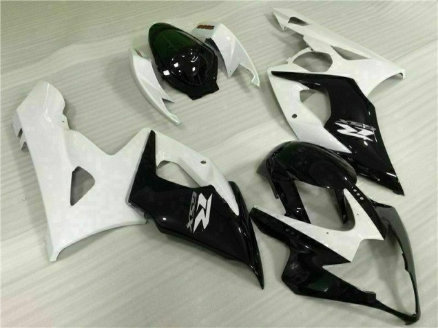 White Black 2005-2006 GSXR 1000 Motorcycle Fairing White Black 2005-2006 GSXR 1000 Motorcycle Fairing