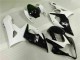 White Black 2005-2006 GSXR 1000 Motorcycle Fairing White Black 2005-2006 GSXR 1000 Motorcycle Fairing