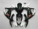 White Black 2006-2007 GSXR 600/750 Motorcycle Fairings