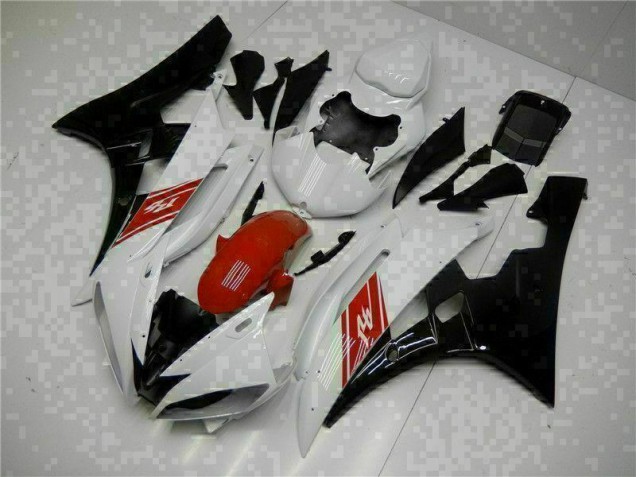 White Black 2006-2007 YZF R6 Motorcycle Bodywork White Black 2006-2007 YZF R6 Motorcycle Bodywork
