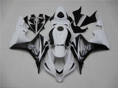 White Black 2007-2008 CBR600RR Motorcycle Fairing