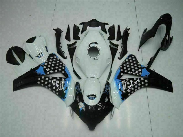 White Black 2008-2011 CBR1000RR Full Motorcycle Fairing Kits