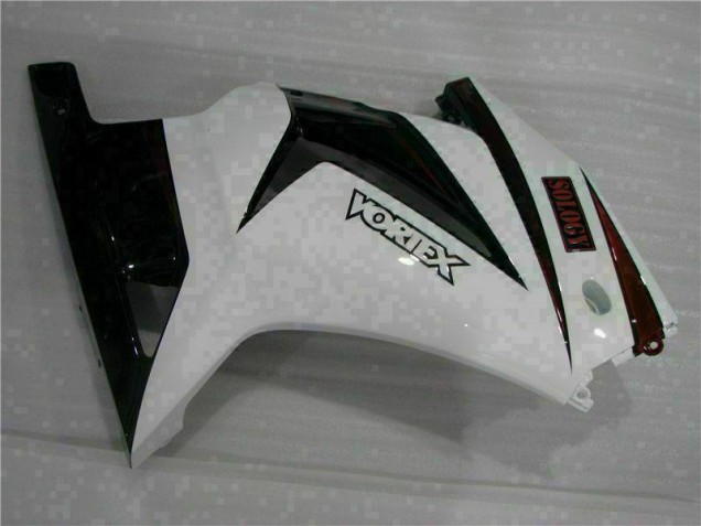 White Black 2008-2012 EX250 Motorcycle Fairings White Black 2008-2012 EX250 Motorcycle Fairings