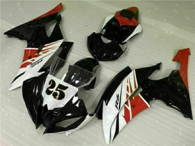 White Black 2008-2016 YZF R6 Motorcycle Fairing Kits White Black 2008-2016 YZF R6 Motorcycle Fairing Kits