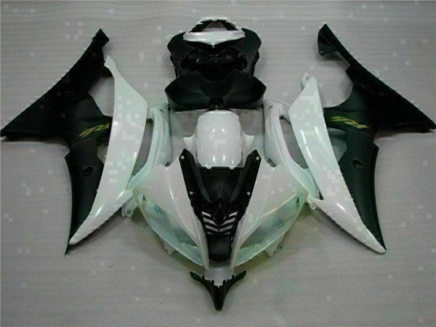 White Black 2008-2016 YZF R6 Motorcycle Fairing White Black 2008-2016 YZF R6 Motorcycle Fairing